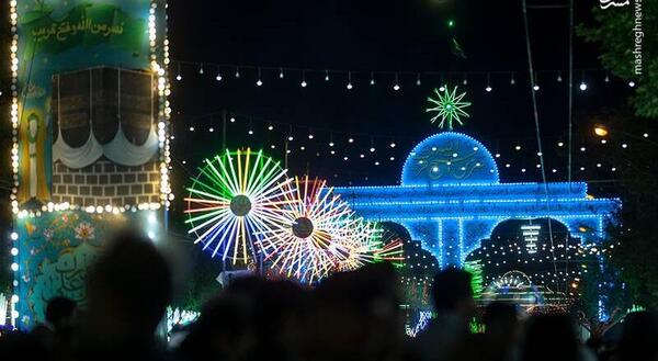 عکس مراسم نیمه شعبان