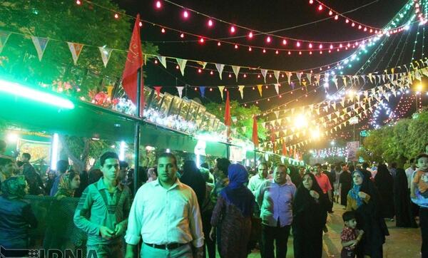 عکس مراسم نیمه شعبان