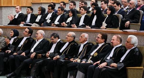 عکس مراسم تحلیف وکلا
