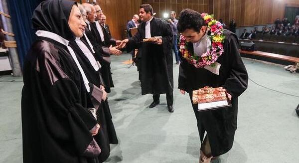 عکس مراسم تحلیف وکلا