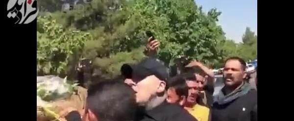 عکس مراسم خاکسپاری وحید مرادی
