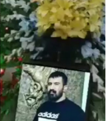 عکس مراسم خاکسپاری وحید مرادی