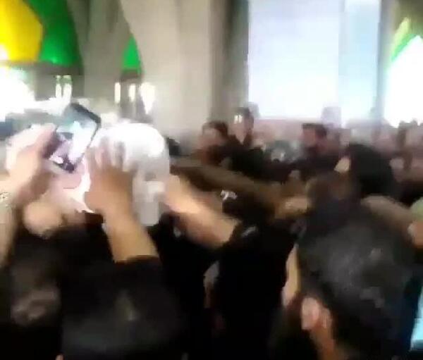عکس مراسم خاکسپاری وحید مرادی