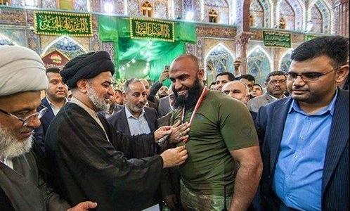 عکس نماینده آیت الله سیستانی