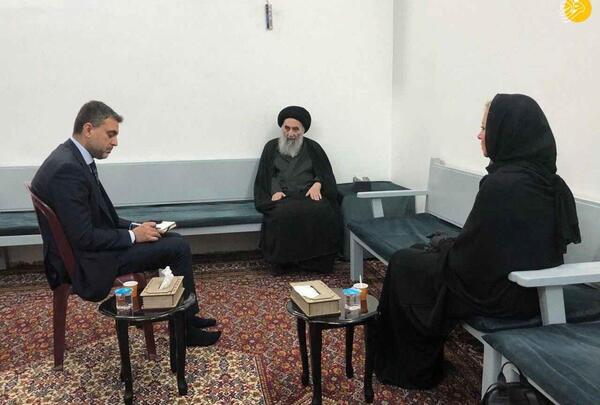 عکس نماینده آیت الله سیستانی