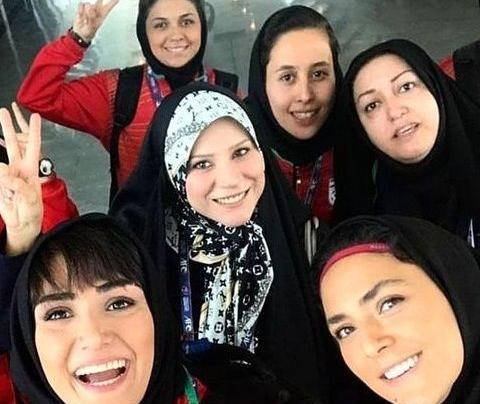 عکس بازیگران با حجاب