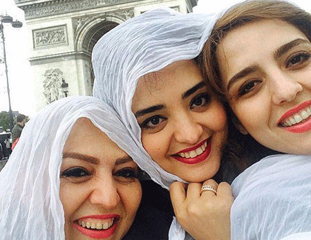 عکس بازیگران با حجاب