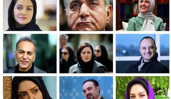 عکس بازیگران طرفدار روحانی