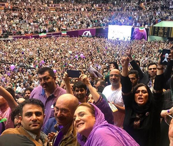 عکس بازیگران طرفدار روحانی