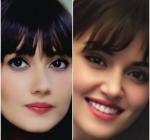 عکس هانده ارچل با رژ قرمز