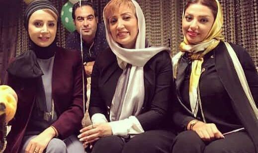 عکس نگار عابدی با شوهرش
