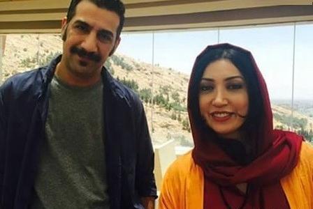 عکس عروسی نگار عابدی و همسرش