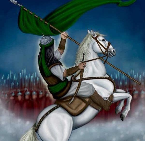 عکس پروفایل امام حسین سوار بر اسب