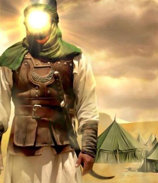 عکس پروفایل امام حسین سوار بر اسب