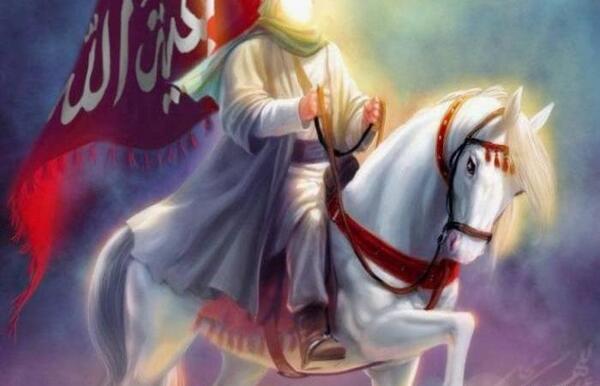 عکس پروفایل امام حسین سوار بر اسب