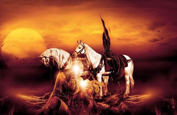 عکس پروفایل ورود امام حسین به کربلا