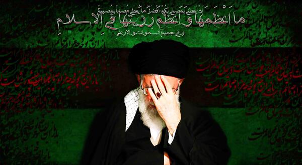 عکس رهبر در ماه محرم