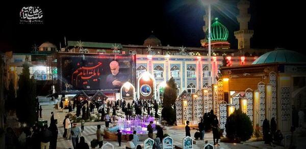 عکس سردار سلیمانی در ماه محرم