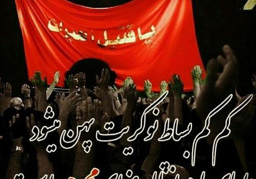 عکس نوشته ماه محرم داره میاد