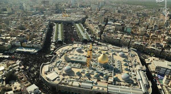 عکس کربلا از نمای بالا