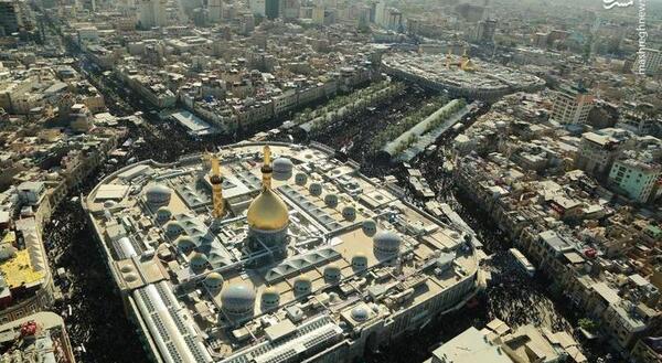 عکس کربلا از نمای بالا