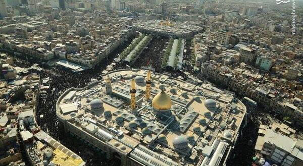 عکس کربلا از نمای بالا