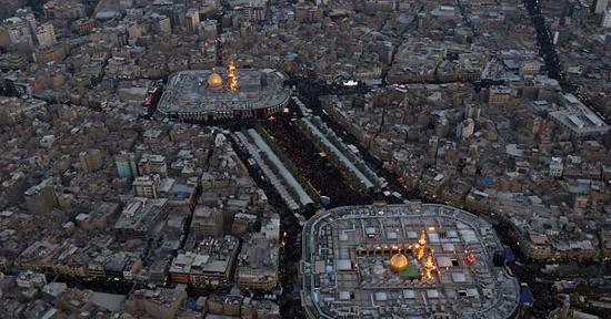 عکس کربلا از نمای بالا