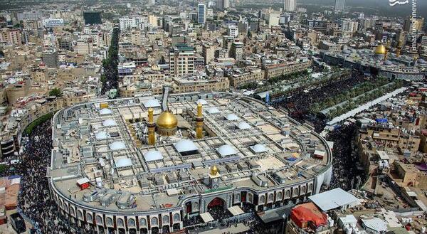 عکس کربلا از نمای بالا