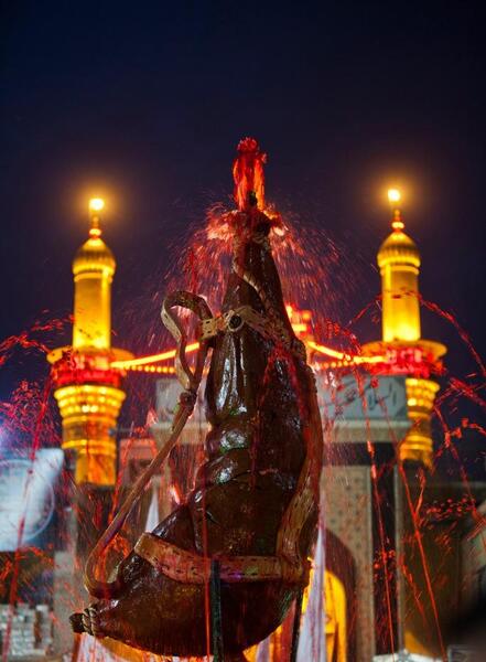 عکس مشک آب کربلا