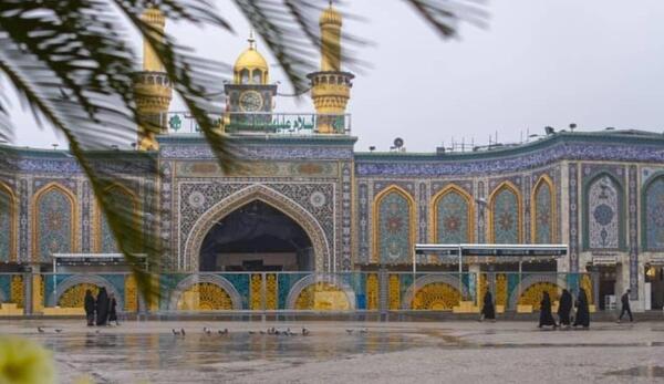 عکس کربلا در باران