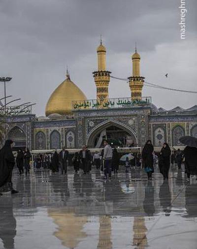 عکس کربلا در باران
