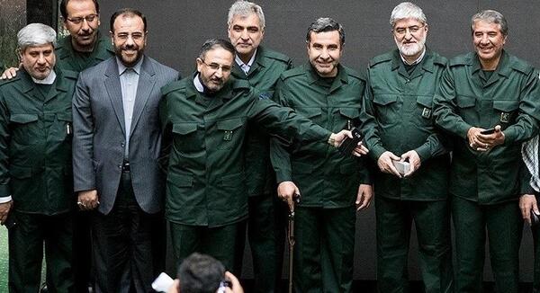 عکس نمایندگان مجلس با لباس سپاه