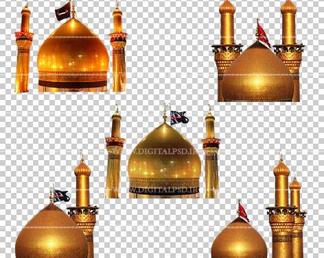 عکس png گنبد امام حسین