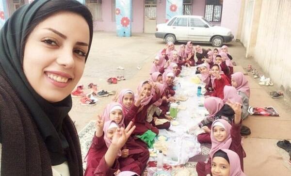 عکس سوتی معلم عربی در شبکه آموزش