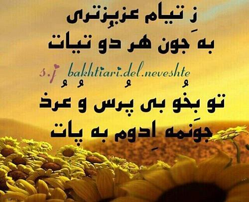 عکس نوشته های زبان شیرین لری