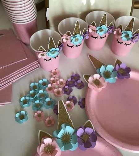 عکس ایده برای تولد با تم تک شاخ