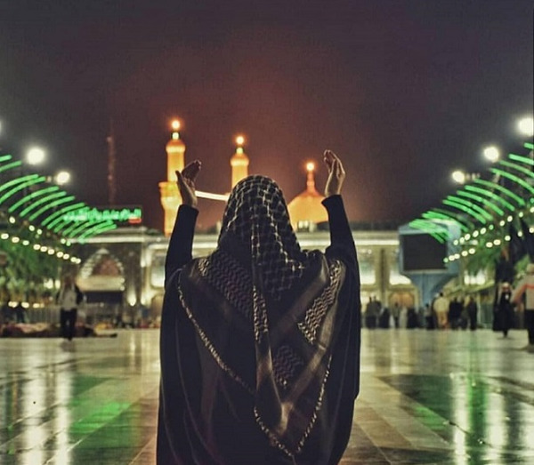 عکس چادر امام حسین