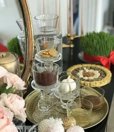 عکس ایده برای سفره هفت سین 1403