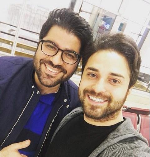 عکس حامد همایون با دوست دخترش