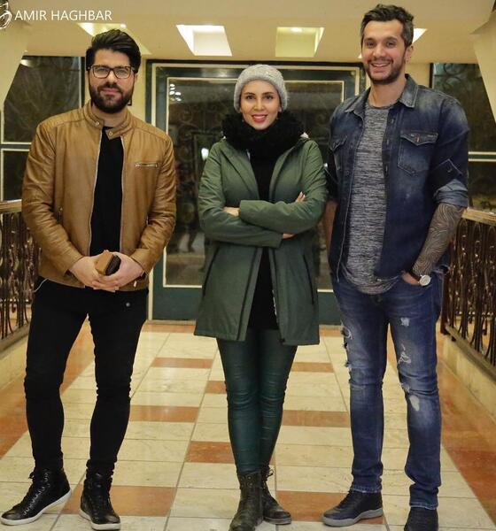 عکس حامد همایون با دوست دخترش
