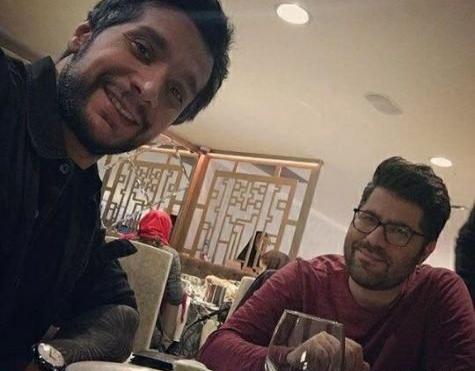 عکس حامد همایون با دوست دخترش