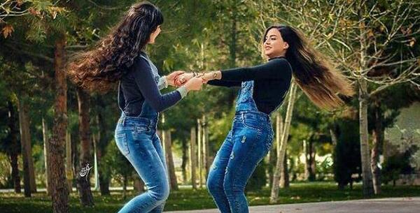 عکس دونفره خواهرانه بدون متن