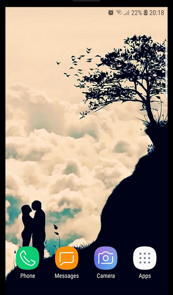 عکس عاشقانه دونفره پس زمینه