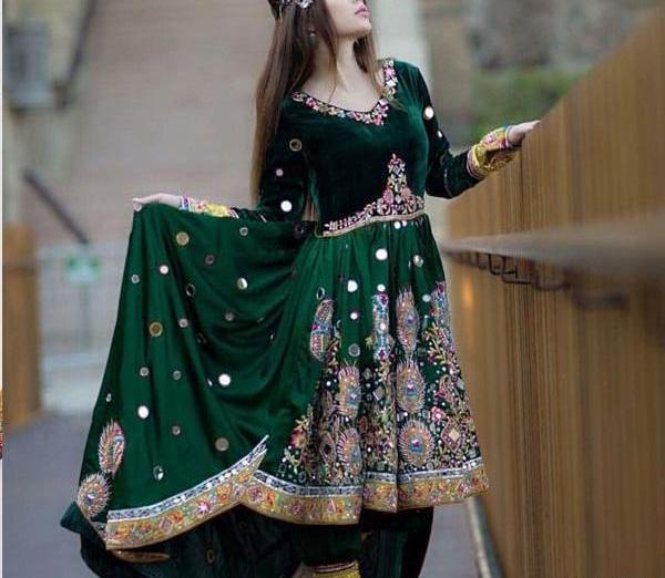 عکس مدل لباس افغانی بچه گانه