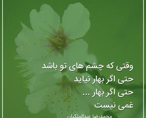 عکس نوشته شاعرانه بهار