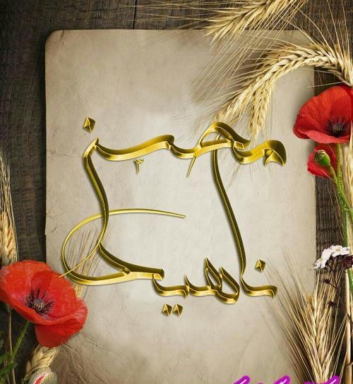 عکس نوشته مبینا و محسن