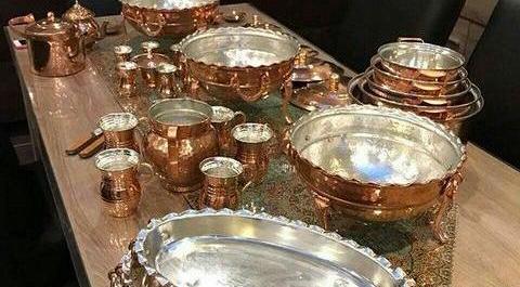 عکس ست ظروف مسی