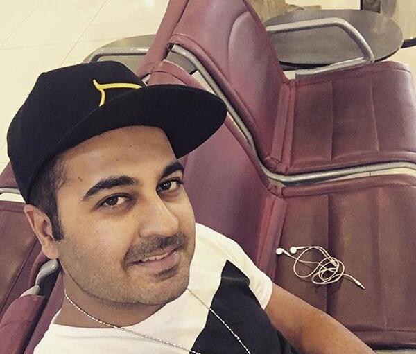 عکس بهنام صفوی با پسرش