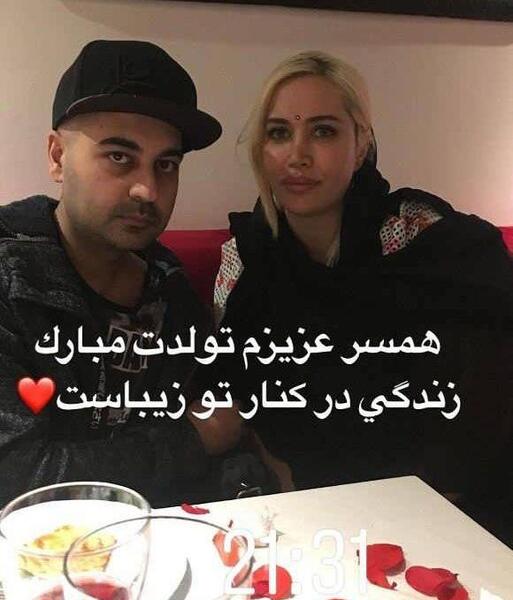 عکس بهنام صفوی با پسرش