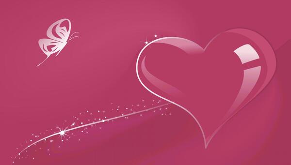 عکس love صورتی